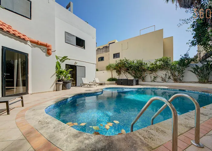 With Stunning Pool Area In St'julians By 360 Estates Villa