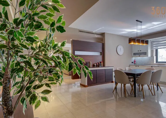 With Stunning Pool Area In St'julians By 360 Estates Villa San Julián